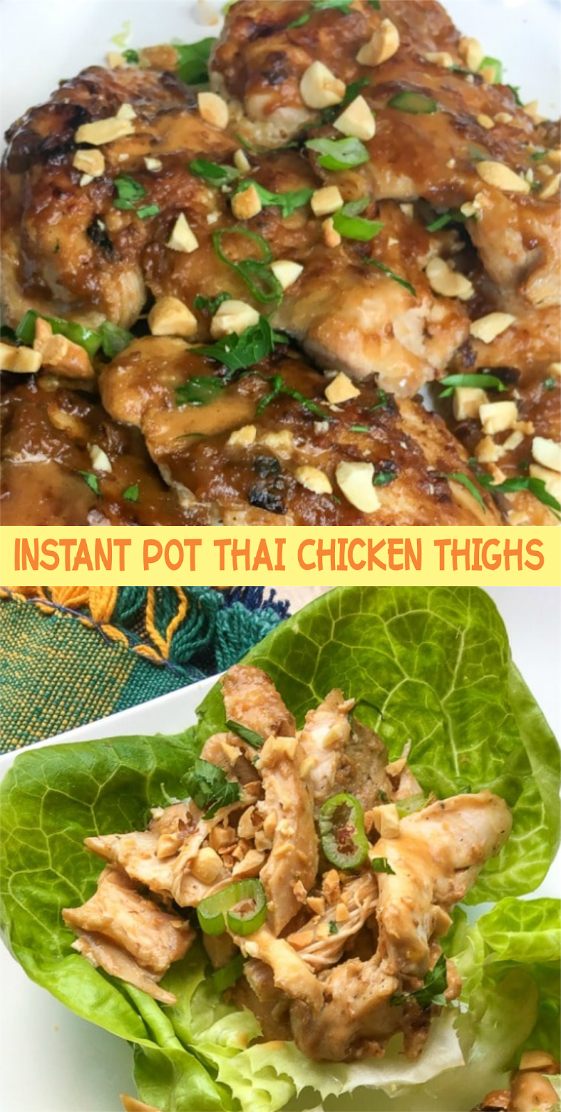 Instant Pot Thai Chicken Thighs EAT
