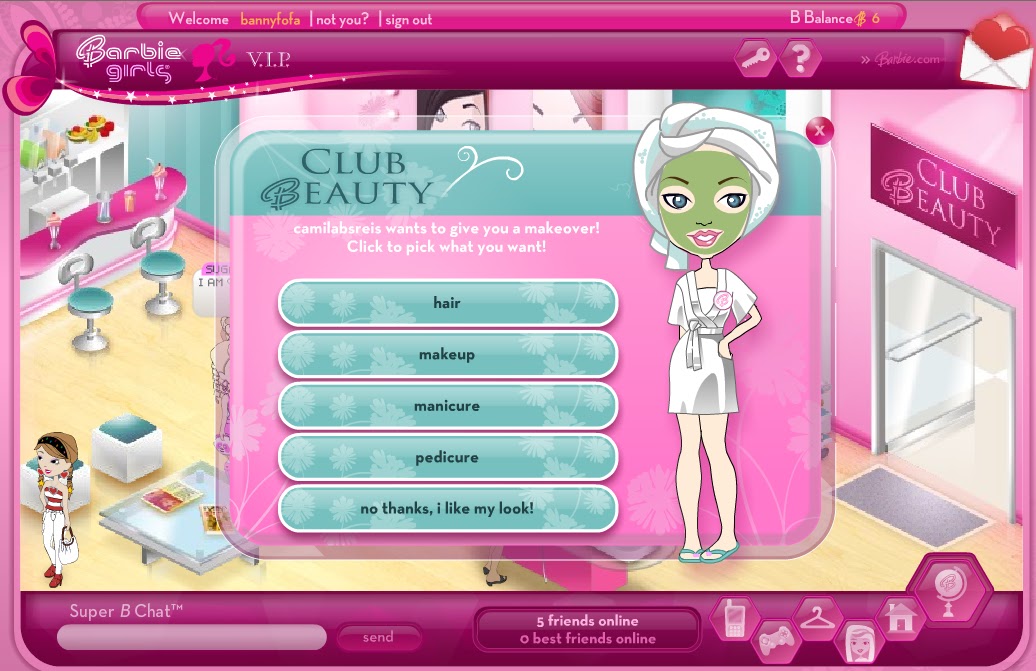 Barbie Girls Clube: Ser V.I.P