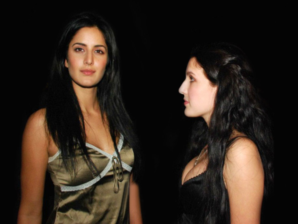 katrina kaif and sister - Mobile wallpapers