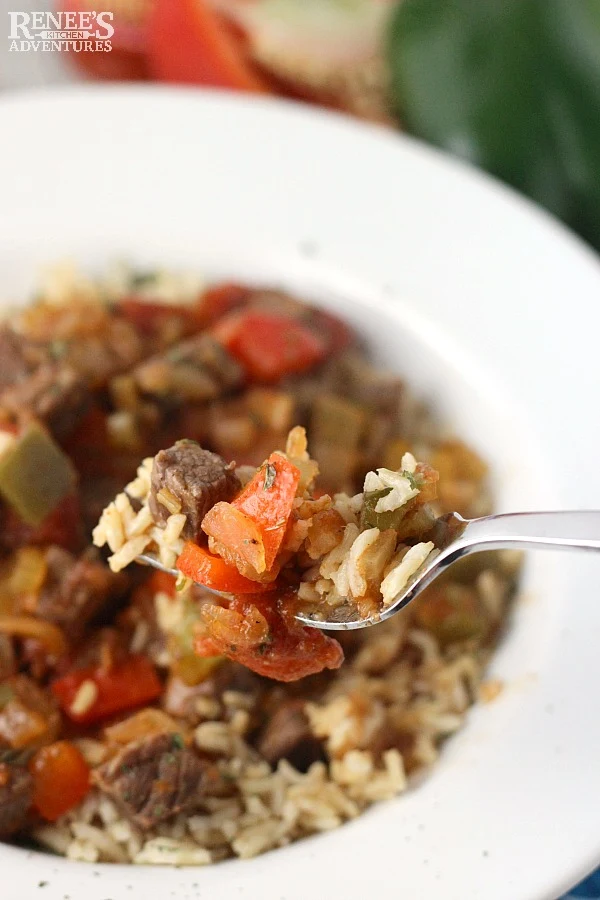 Creole Beef and Rice Bowls | Renee's Kitchen Adventures 