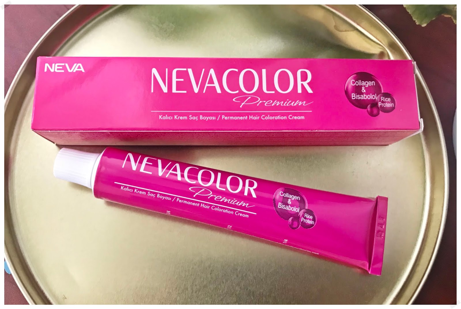 Nevacolor Patlıcan Moru Saç Boyası Rengi Açılmamış Kahverengi Zemin