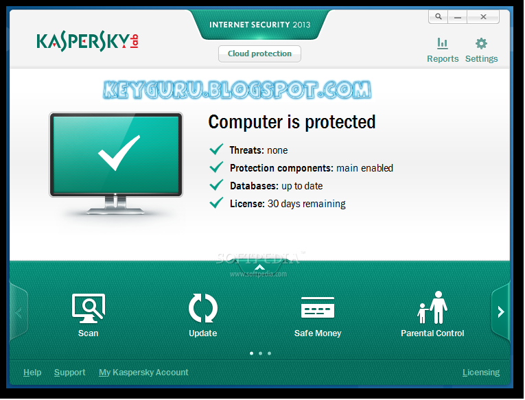 Kaspersky internet security 7 key working activation