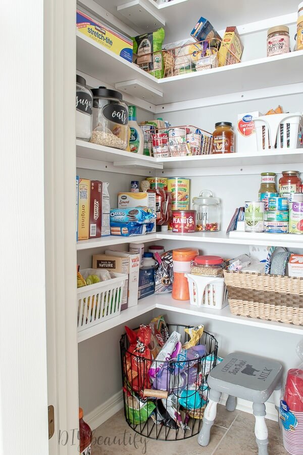 Build Your Own Custom Pantry Shelves