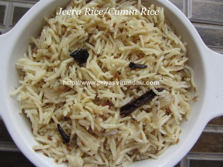 Priya's Virundhu Jeera Rice Recip/How to make Jeera Rice/Cumin Rice