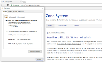 Let's Encrypt​ como CA en un dominio personlizado de blogger.
