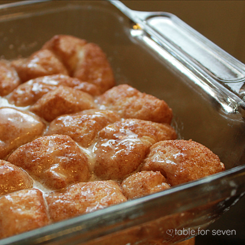 Cinnamon Roll Bites Table For Seven Food For You The Family