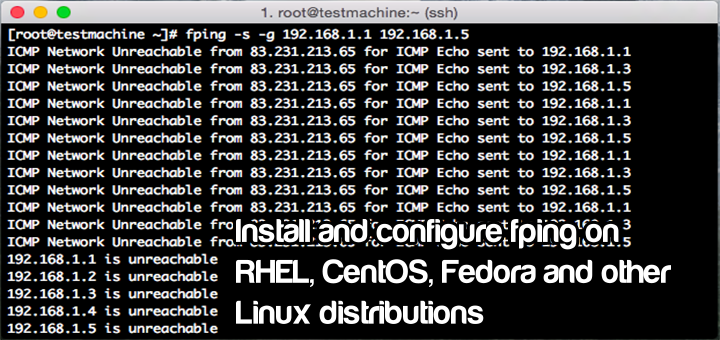 Ping not found. Fping. Cent os Ping -с. Мультитерминальный режим Linux.