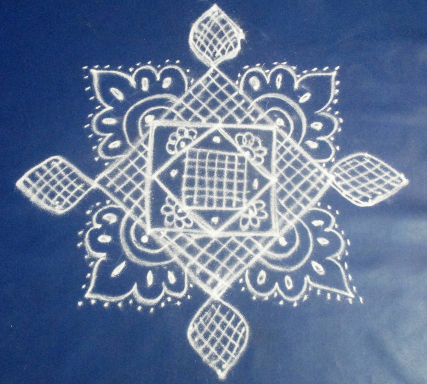 Free hand kolam designs
