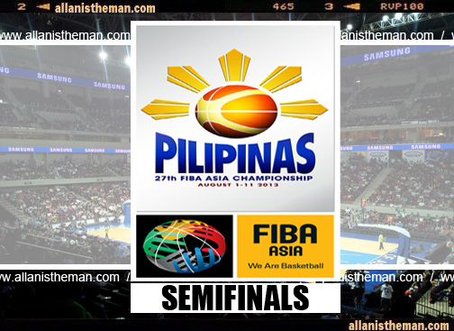 FIBA Asia Championship 2013: Semifinals Live Results