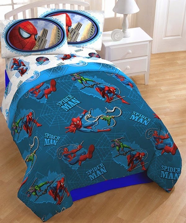 Cool Spiderman bedding!