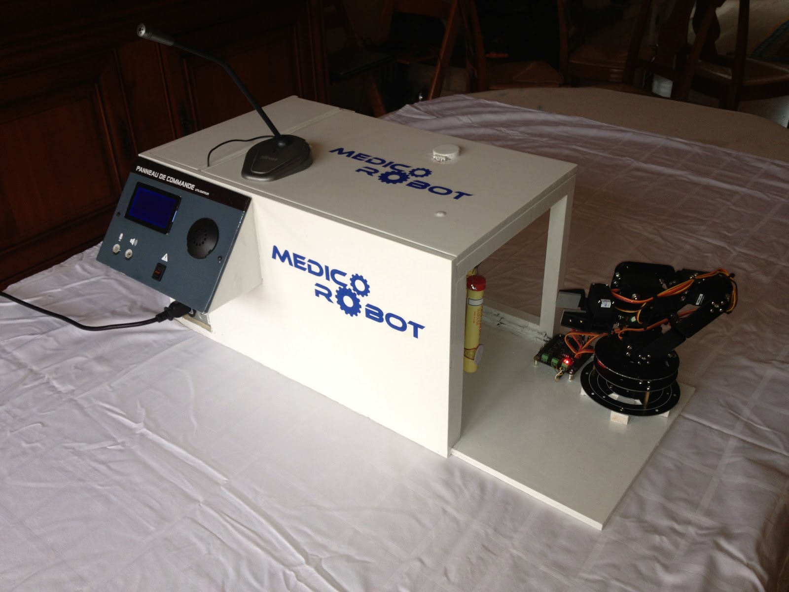 Projet Arduino Médico Robot: Accueil