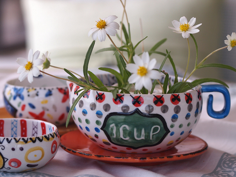 Картинки с добрым утром с красивой посудой