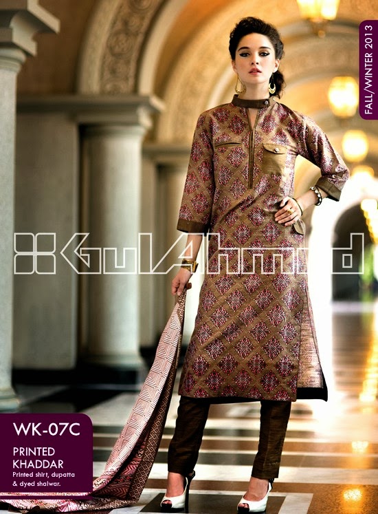 Gul Ahmed Fall / Winter Collection 201314 Gul Ahmed Catalogue