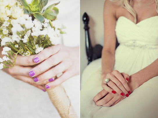 DISEÑOS DE MANICURE PARA NOVIAS MATRIMONIO by maquillajebellezamujer.blogspot.com