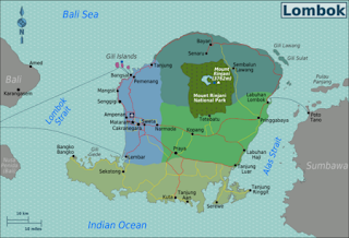 Peta Pulau Lombok