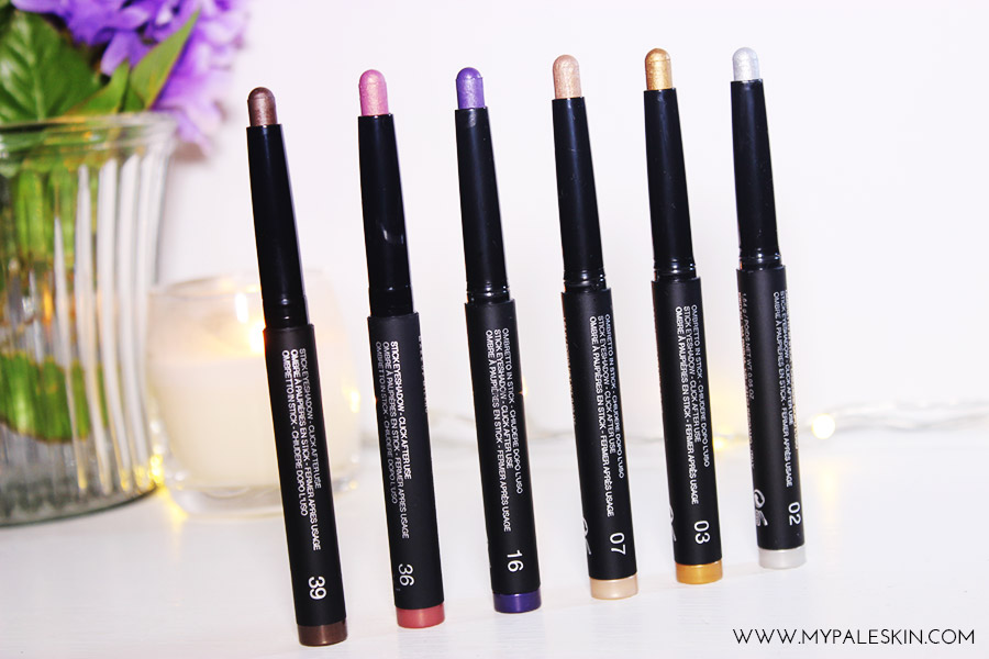 KIKO Longlasting Stick Eyeshadow Haul Swatches Pale skin Blog My Pale skin by terry dupe