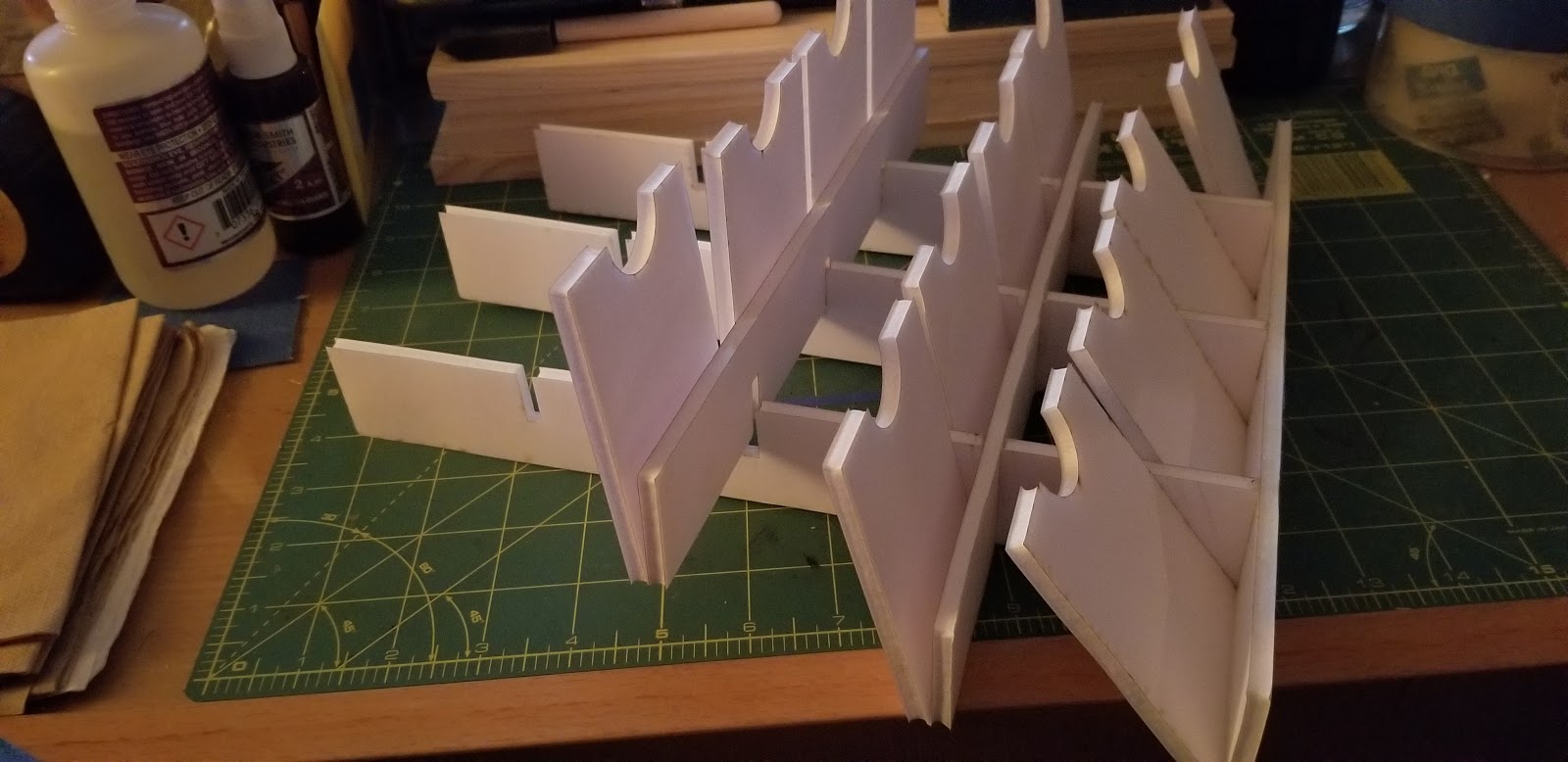 d4d6d8d10d12d20 FREE CCG Sorting Box Made from Foam Core Laser Cutter Plans
