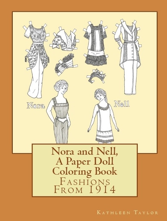 Nora and Nell- A Paper Doll Coloring Book