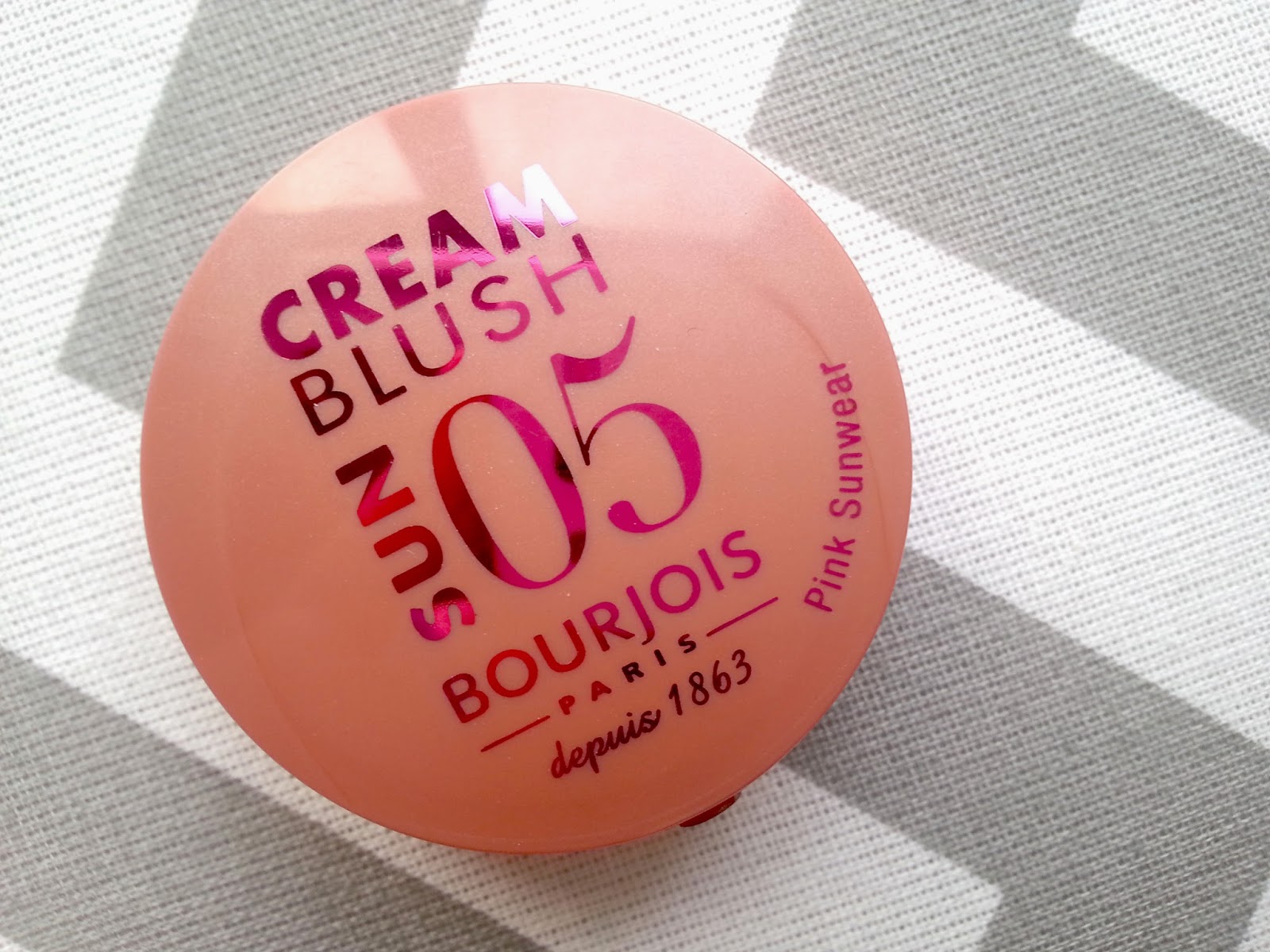 Bourjois Cream Blush in 05 Pink Sunwear Swatches and Review