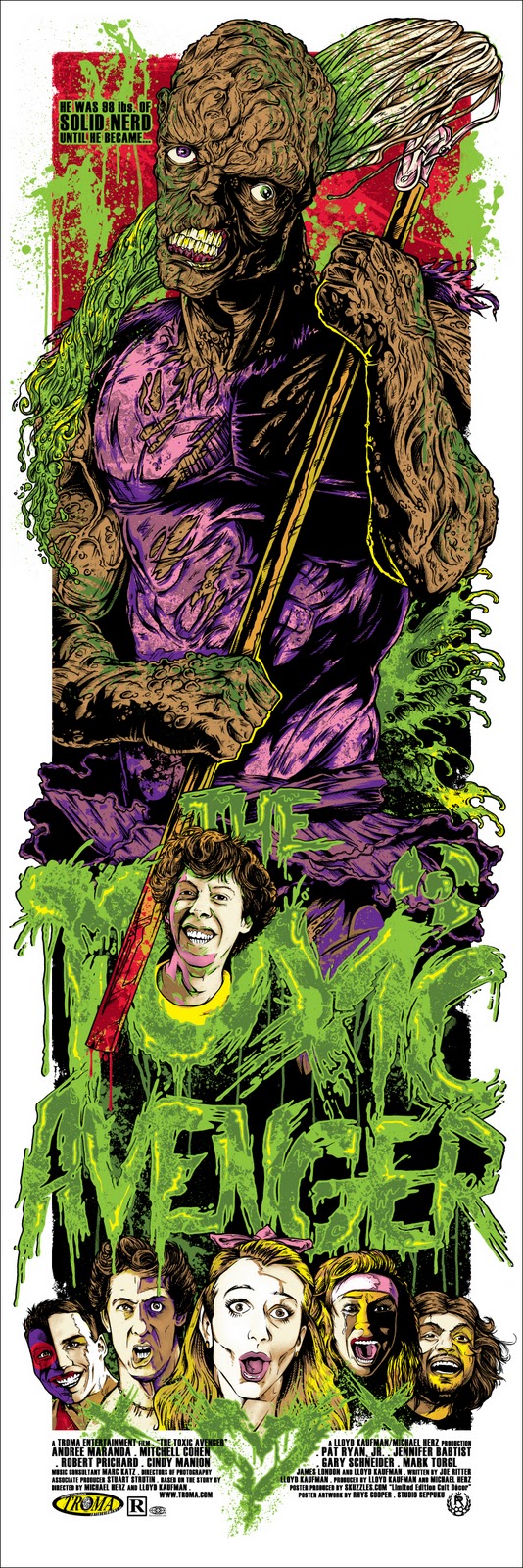 cult movie posters THE TOXIC AVENGER