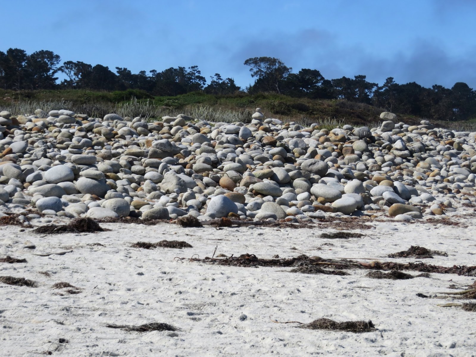 Gravel Beach Spanish Bay