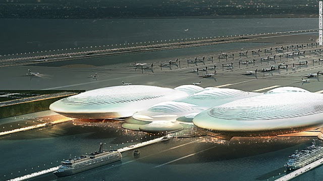 Floating airports