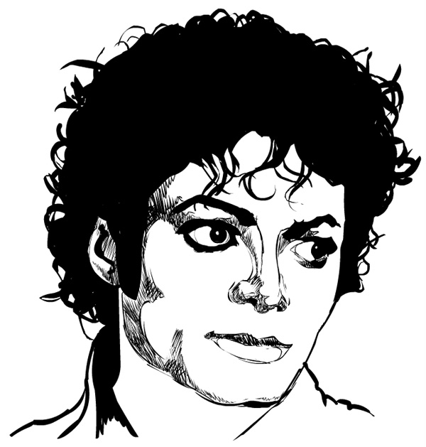 Desenhos do Michael Jackson para Colorir