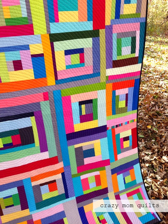 crazy mom quilts "you can't rush art" quilt finished!