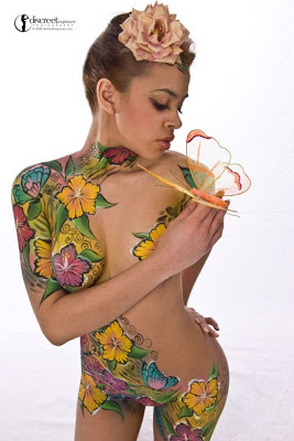 Body Painting On Women
