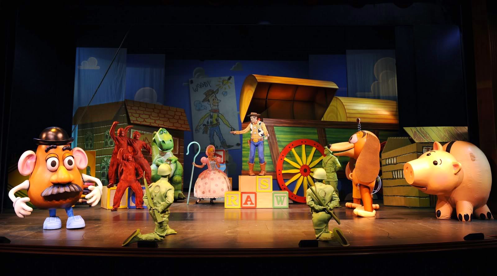 A Look at Disney A Look at Disney Opens The Toy Box Toy Story Screen
