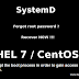 RHEL 7 and Centos7  Root Password recovery procedure