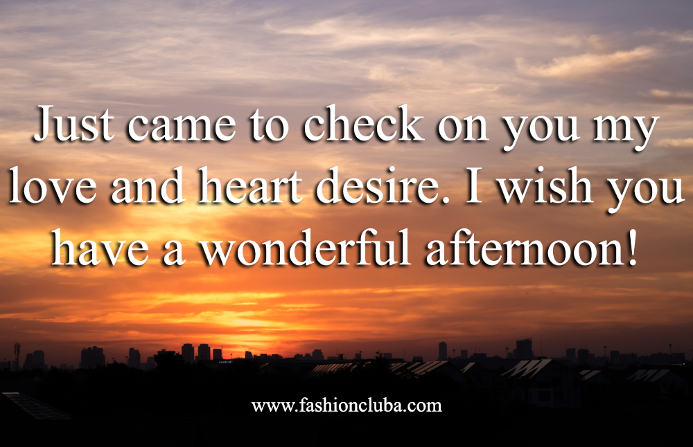 Top Good Afternoon Text Messages for Lovers with Quotes and Images