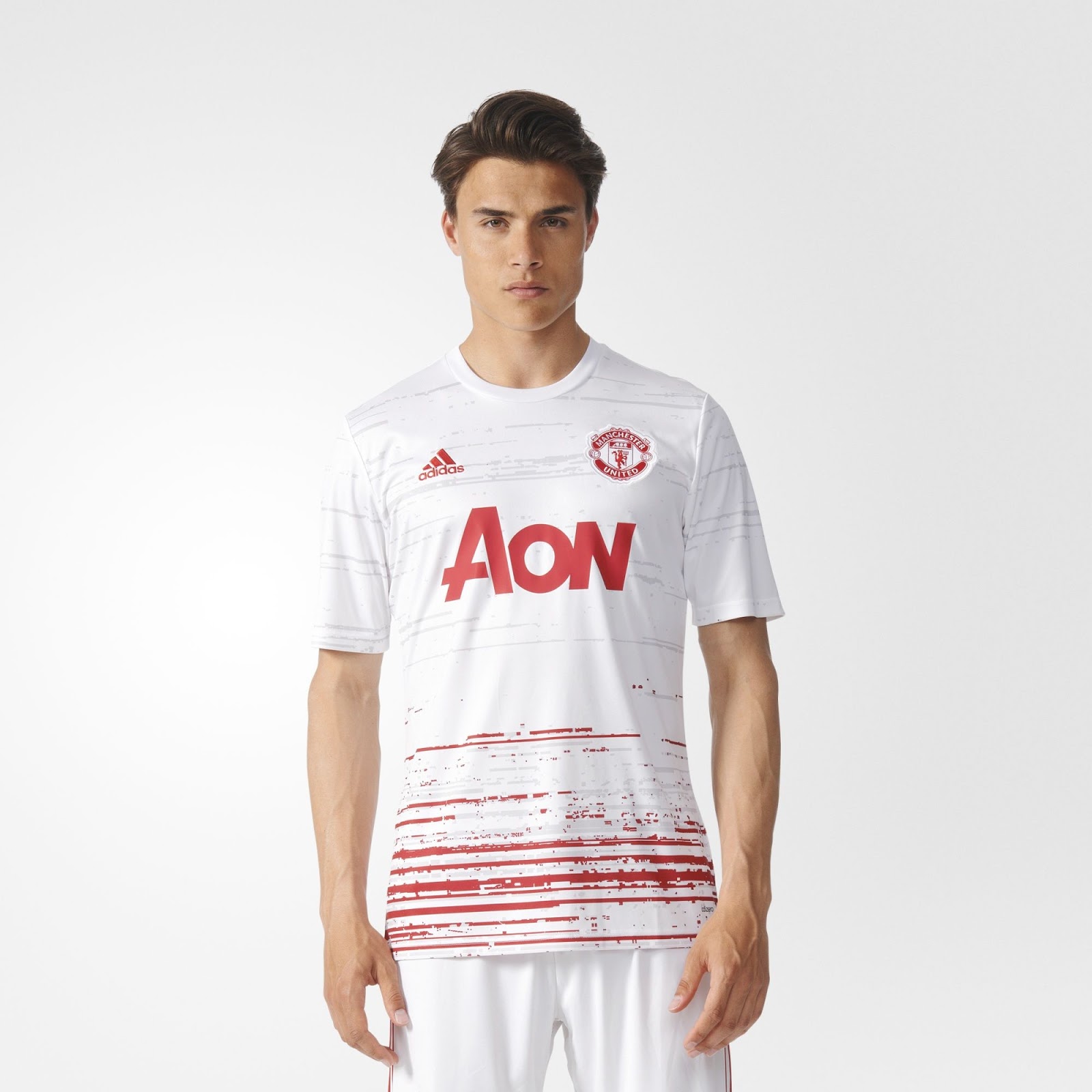 White Manchester United 16-17 Pre-Match Shirt Released - Footy Headlines
