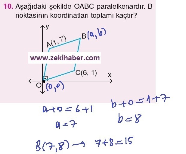 11. Sınıf Top Yayınları Matematik 97. Sayfa Cevapları 2. Ünite