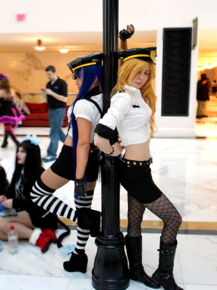 Female Anime Panty & Stocking with Garterbelt Brief Cosplay Costume main image 1