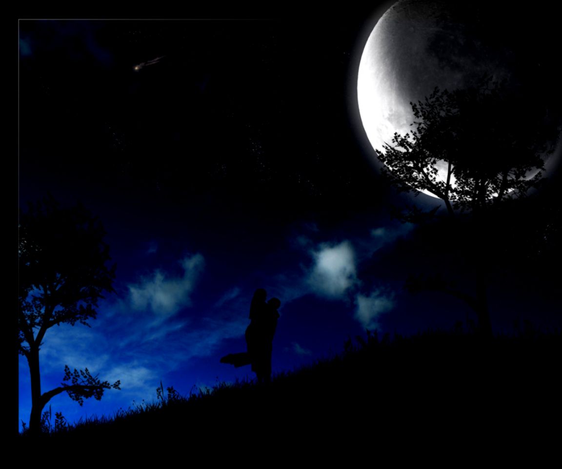 Abstract Night Moon Hd Wallpapers  Inspiration Wallpapers