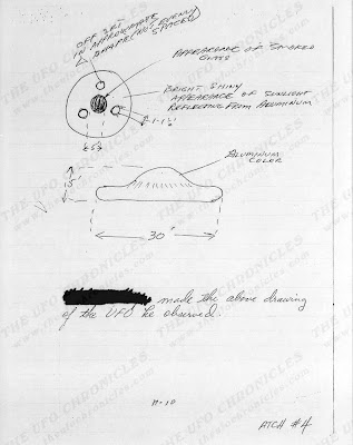 UFO Landing in Minot Missle Field Near Donnybrook, North Dakota (Report pg 6) (Edt) 8-19-1966