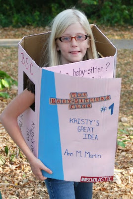 Baby-Sitter's Club Kristy's Great Idea cardboard costume