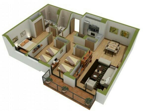 Gambar 50 Contoh Gambar Denah Rumah Minimalis Terbaru 2017 2bcontoh 2 Di Rebanas Rebanas