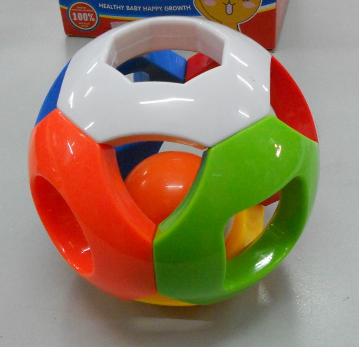 BongBongIdea BABY TOY BALL WITH 6 HOLES OF DIFFERENT SHAPES