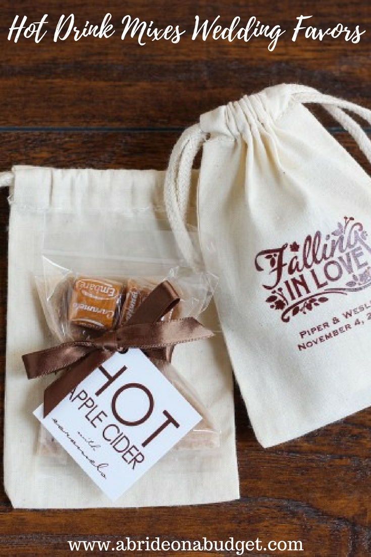 Hot Drink Mixes Wedding Favors A Bride On A Budget