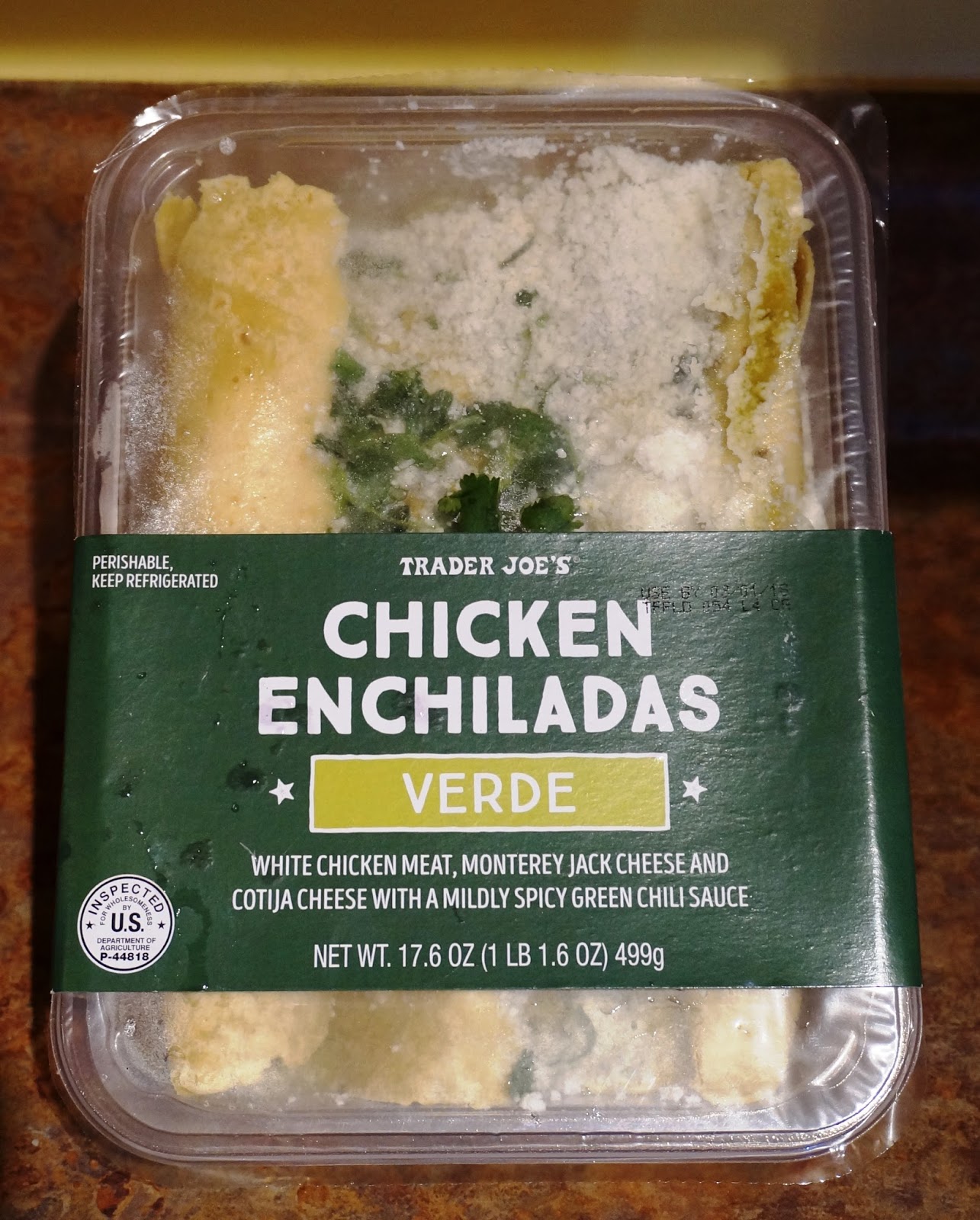 Exploring Trader Joe's Trader Joe's Chicken Enchiladas Verde