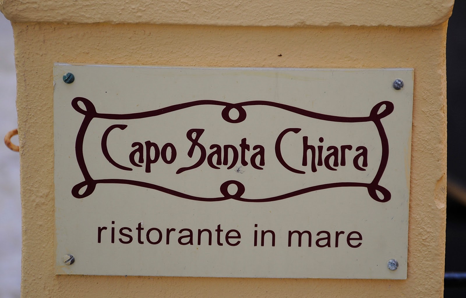 armadillo bar vinocibo e musica Il menù d'autunno al Capo Santa Chiara