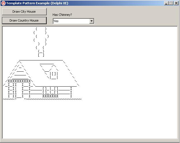 Template Pattern Example (Delphi) – Country House