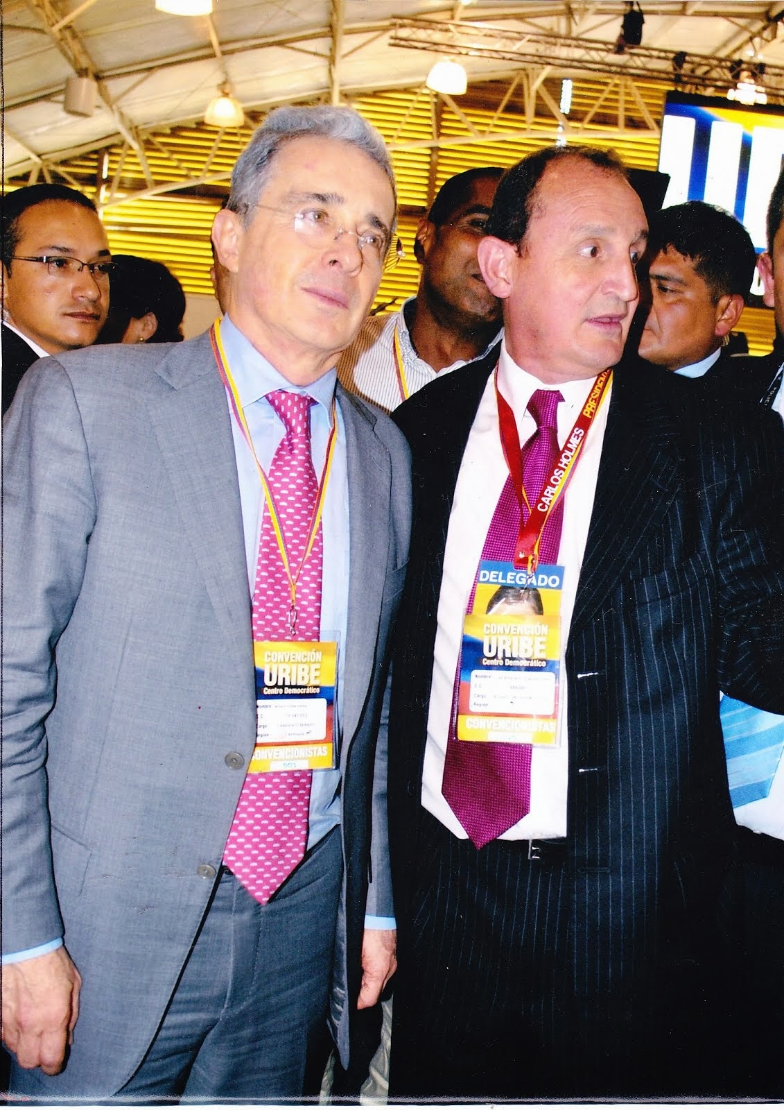 Expresidente Álvaro Uribe Vélez y Emerson Grajales Usma, Fundador de RESCOLDO