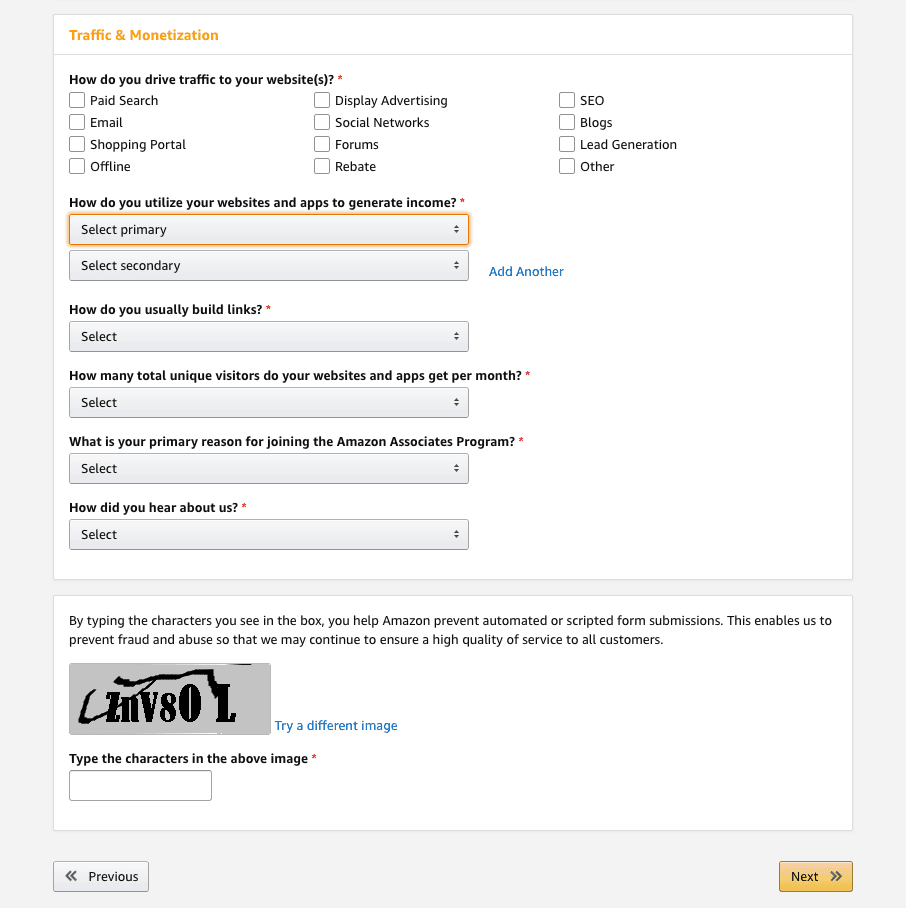 How to join Amazon Associate or how to an Amazon Affiliate