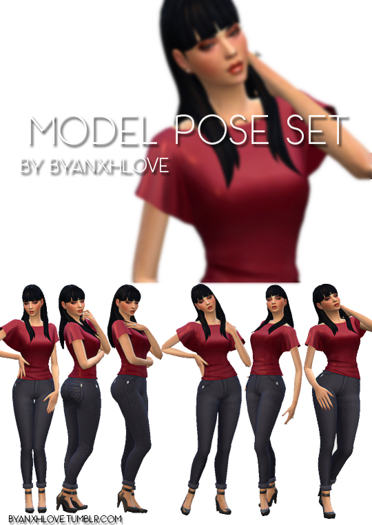 Model Pose Set