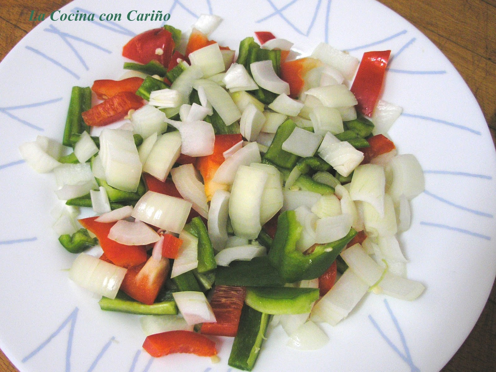 TORTILLA DE PATATAS Y VERDURAS