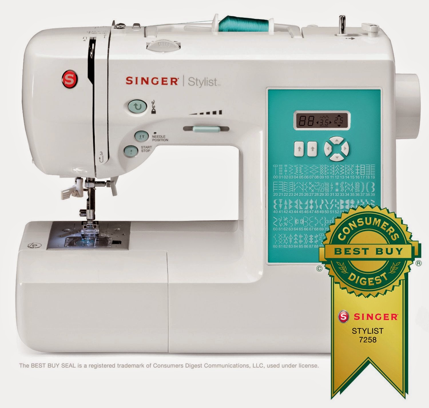 Sewing Machines: Review SINGER Fashion Mate Stylist Computerized Free