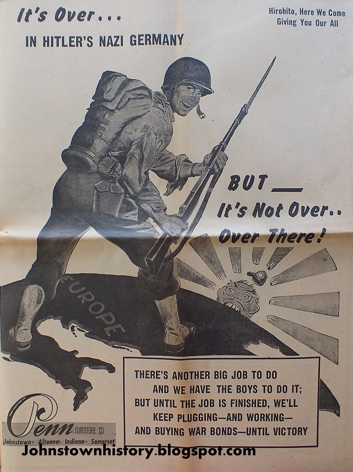 Vintage Johnstown Penn Furniture 1945